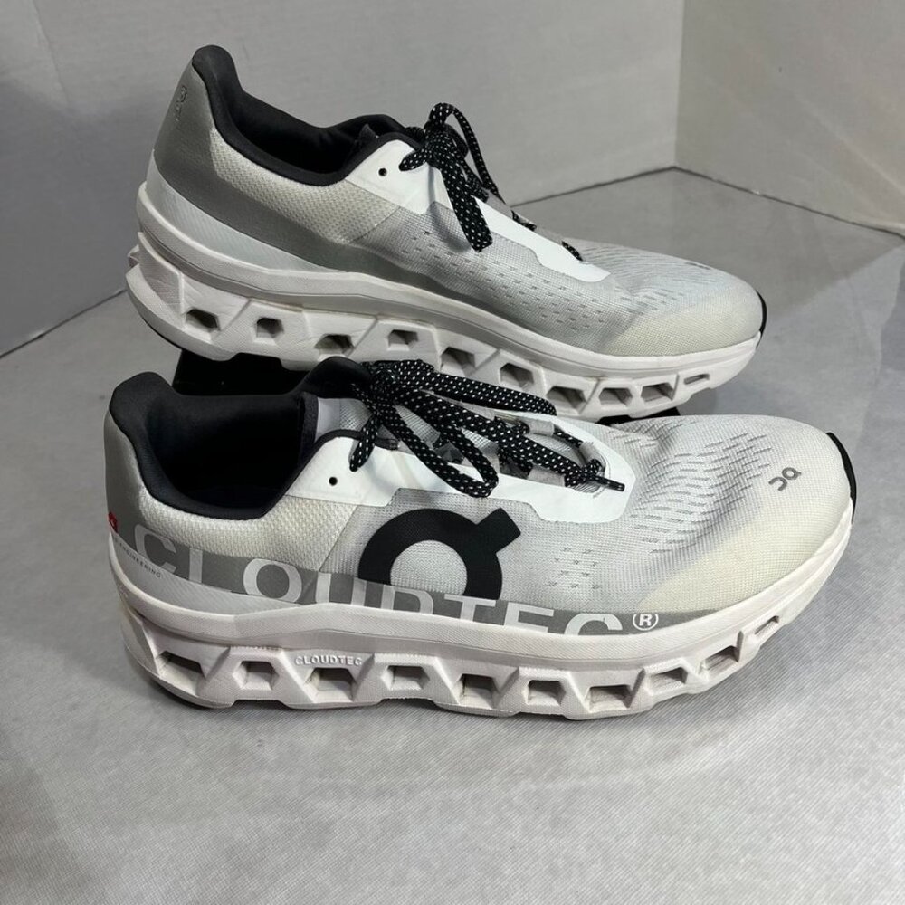 On Running Cloudmonster Running Shoes Gray White Men’s US 11 - Picture 4 of 15